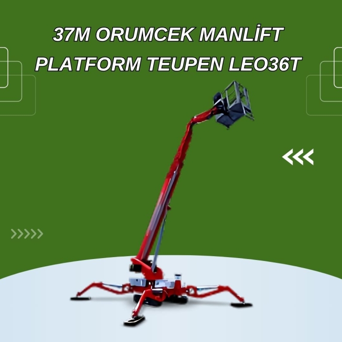 37M Örümcek Manlift Platform TEUPEN LEO36T