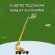 43 Metre Teleskopik Manlift Platform