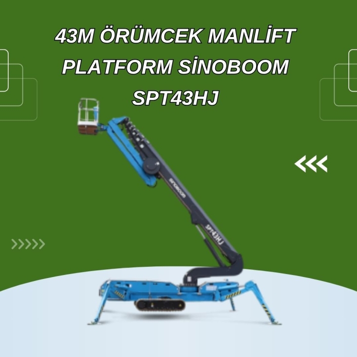 43M Örümcek Manlift Platform Sinoboom SPT43HJ